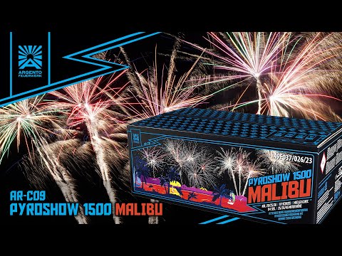 &quot;Pyroshow 1500 Malibu&quot; - 117Sh 20,25,30mm Compound fireworks [Batch 2023]