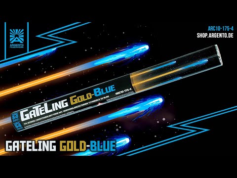 &quot;GaTeLing Gold-Blue&quot; - 175Sh 10mm Leuchtkugelbatterie [Batch 2024]