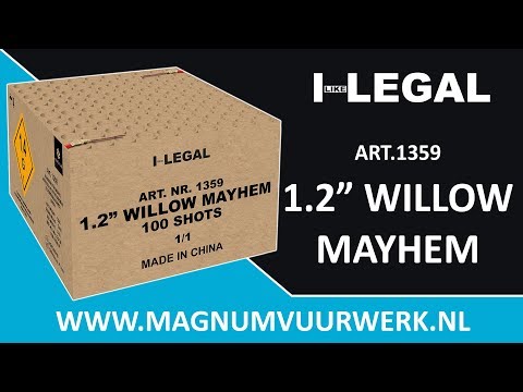 Art.1359 1,2&quot; Willow Mayhem Magnum Vuurwerk