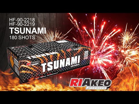 TSUNAMI HF-90-2218 HF-90-2219 30mm | RIAKEO FIREWORKS