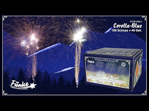 &quot;Corolla Blue&quot; - 100sh 30mm Compound fireworks [Batch 2024]