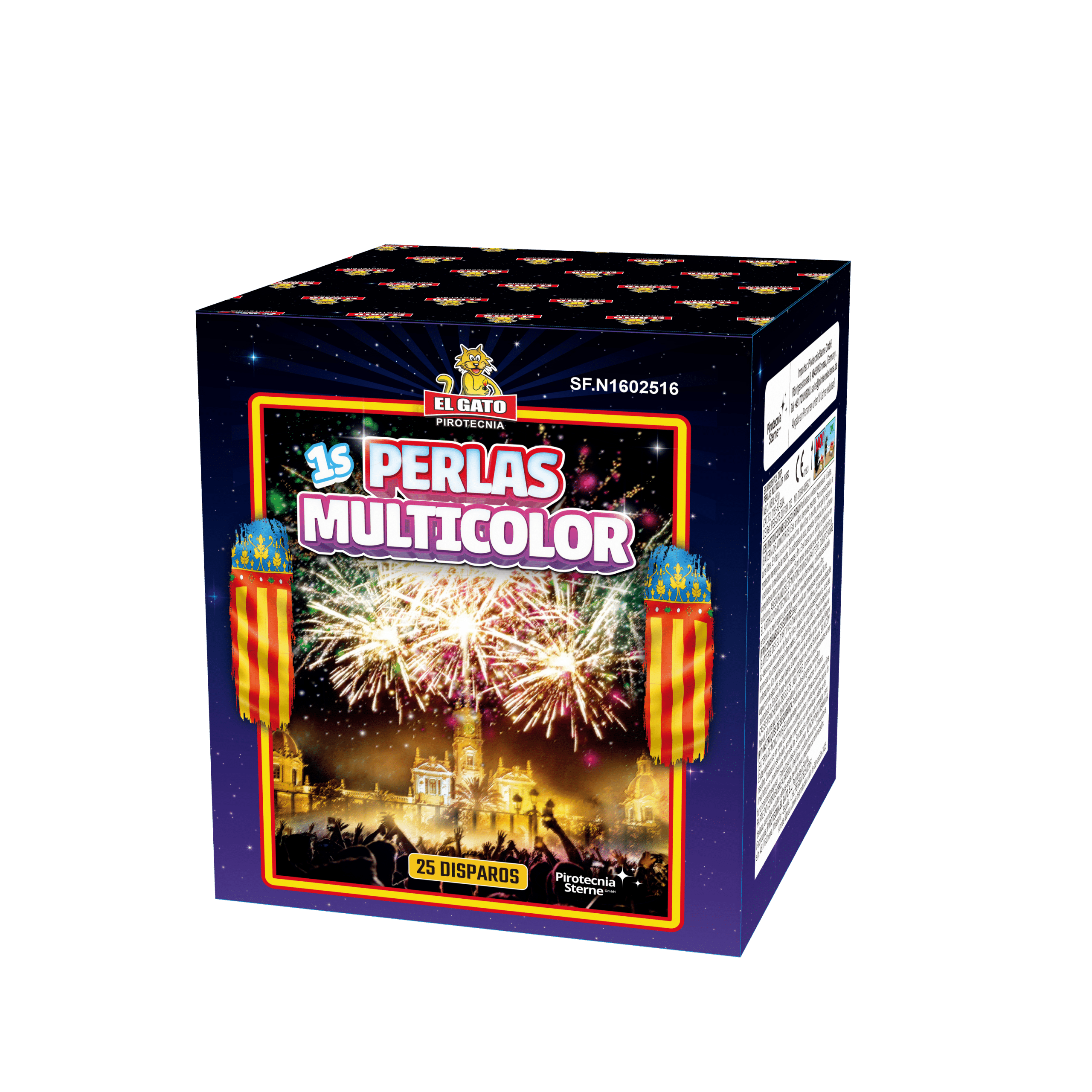 El Gato Perlas Multi Color 1sec