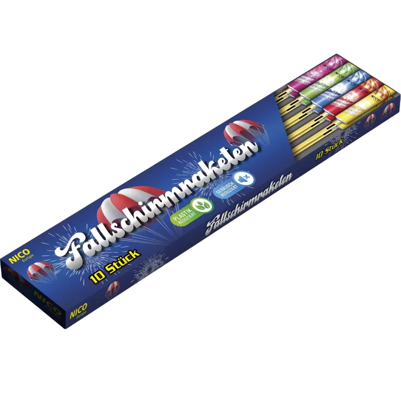 NICO Fallschirm-Rakete, 10er-Schtl.