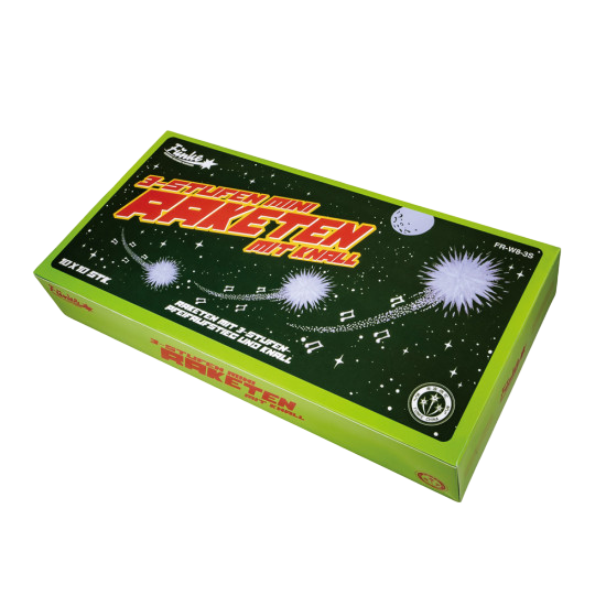 Funke 3-Stufen Mini-Raketen mit Knall