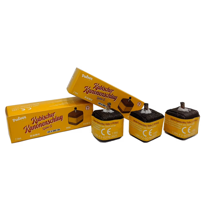 Pulver Pyrotechnik Kubischer Kanonenschlag