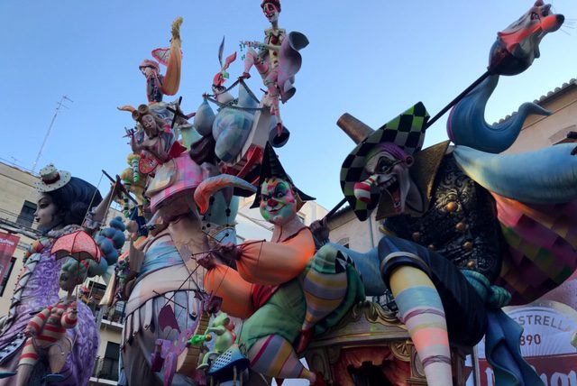 Las Fallas in Valencia
